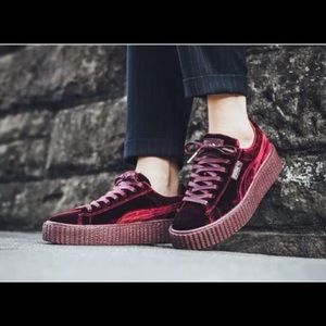 puma creepers red
